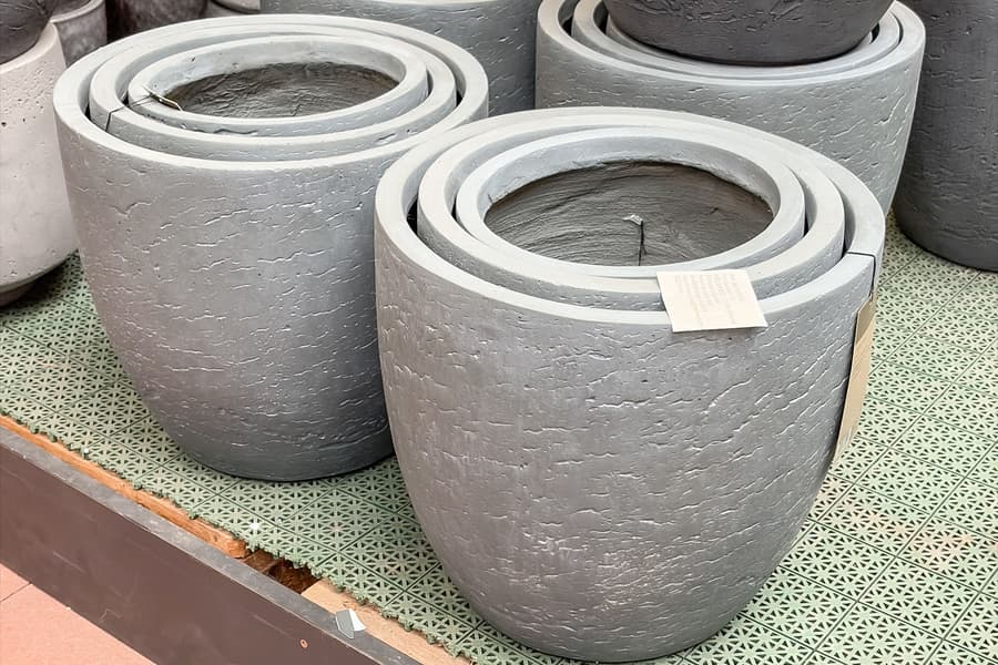 2 Pflanztopf Sets Haveson, je 3-teilig
